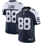 Mens Womens Youth Kids Dallas Cowboys #88 CeeDee Lamb Navy Blue Thanksgiving Stitched NFL Vapor Untouchable Limited Throwback Jersey