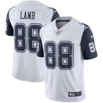 Mens Womens Youth Kids Dallas Cowboys #88 CeeDee Lamb White Stitched NFL Limited Rush Jersey