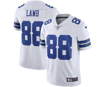 Mens Womens Youth Kids Dallas Cowboys #88 CeeDee Lamb White Stitched NFL Vapor Untouchable Limited Jersey