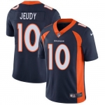 Mens Womens Youth Kids Denver Broncos #10 Jerry Jeudy Navy Alternate Vapor Limited Jersey