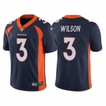 Mens Womens Youth Kids Denver Broncos #3 Russell Wilson Navy Alternate Vapor Limited Jersey