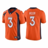Mens Womens Youth Kids Denver Broncos #3 Russell Wilson Orange Vapor Limited Jersey