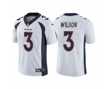 Mens Womens Youth Kids Denver Broncos #3 Russell Wilson White Vapor Limited Jersey