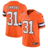 Mens Womens Youth Kids Denver Broncos #31 Justin Simmons Orange Alternate Vapor Limited Jersey