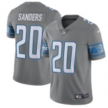 Mens Womens Youth Kids Detroit Lions #20 Barry Sanders Gray  Limited Rush Jersey