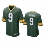 Mens Womens Youth Kids Green Bay Packers #9 Christian Watson Green Stitched Football Jersey