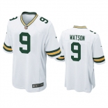 Mens Womens Youth Kids Green Bay Packers #9 Christian Watson White Stitched Football Jersey
