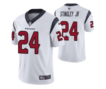 Mens Womens Youth Kids Houston Texans #24 Derek Stingley Jr. White Vapor Untouchable Limited Stitched Jersey