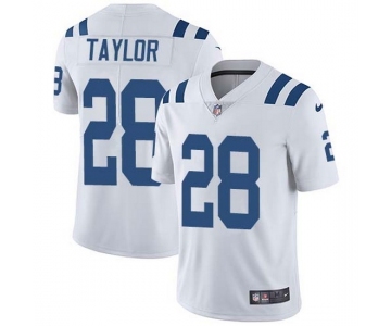 Mens Womens Youth Kids Indianapolis Colts #28 Jonathan Taylor White Vapor Untouchable Limited Jersey
