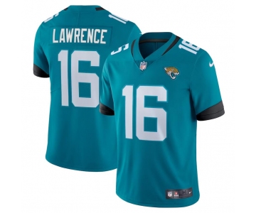 Mens Womens Youth Kids Jacksonville Jaguars #16 Trevor Lawrence Teal Vapor Limited Jersey