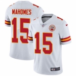 Mens Womens Youth Kids Kansas City Chiefs #15 Patrick Mahomes White Vapor Jersey