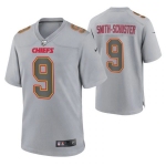 Mens Womens Youth Kids Kansas City Chiefs #9 JuJu Smith-Schuster Atmosphere Fashion Stitched Game Jersey