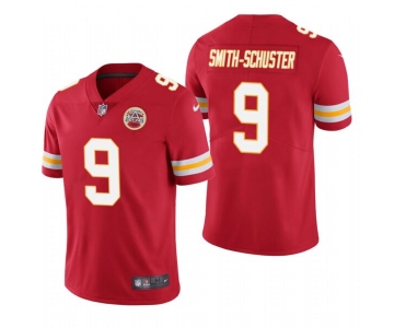 Mens Womens Youth Kids Kansas City Chiefs #9 JuJu Smith-Schuster Red Team Color Stitched NFL Vapor Untouchable Limited Jersey