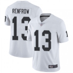 Mens Womens Youth Kids Las Vegas Raiders #13 Hunter Renfrow Vapor Limited White Jersey