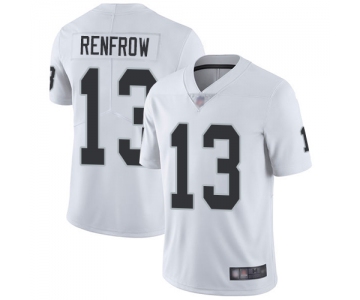 Mens Womens Youth Kids Las Vegas Raiders #13 Hunter Renfrow Vapor Limited White Jersey