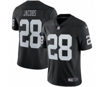 Mens Womens Youth Kids Las Vegas Raiders #28 Josh Jacobs Vapor Limited Black Jersey