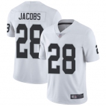 Mens Womens Youth Kids Las Vegas Raiders #28 Josh Jacobs Vapor Limited White Jersey