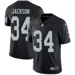 Mens Womens Youth Kids Las Vegas Raiders #34 Bo Jackson Vapor Limited Black Jersey