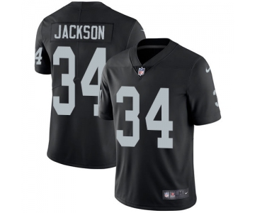 Mens Womens Youth Kids Las Vegas Raiders #34 Bo Jackson Vapor Limited Black Jersey