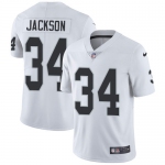 Mens Womens Youth Kids Las Vegas Raiders #34 Bo Jackson Vapor Limited White Jersey