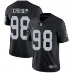 Mens Womens Youth Kids Las Vegas Raiders #98 Maxx Crosby Vapor Limited Black Jersey