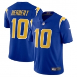 Mens Womens Youth Kids Los Angeles Chargers #10 Justin Herbert Nike Royal Vapor Limited Jersey