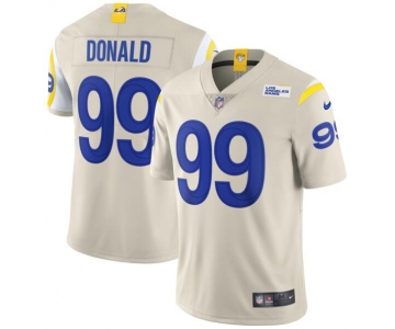 Mens Womens Youth Kids Los Angeles Rams #99 Aaron Donald Bone Vapor Untouchable Limited Jersey