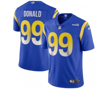 Mens Womens Youth Kids Los Angeles Rams #99 Aaron Donald Royal Vapor Untouchable Limited Jersey