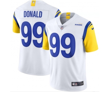 Mens Womens Youth Kids Los Angeles Rams #99 Aaron Donald White Vapor Untouchable Limited Jersey