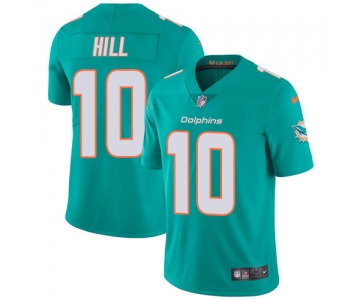 Mens Womens Youth Kids Miami Dolphins #10 Tyreek Hill Nike Aqua Vapor Untouchable Limited Jersey