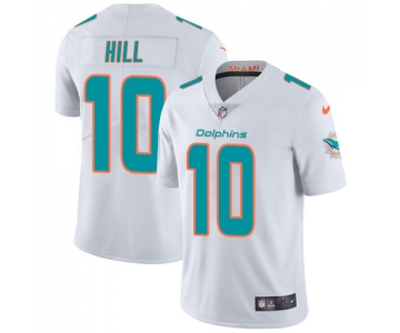 Mens Womens Youth Kids Miami Dolphins #10 Tyreek Hill Nike White Vapor Untouchable Limited Jersey