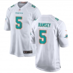Mens Womens Youth Kids Miami Dolphins #5 Jalen Ramsey White Stitched Game Jersey