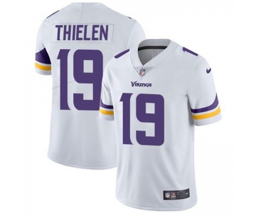 Mens Womens Youth Kids Minnesota Vikings #19 Adam Thielen Nike White Vapor Untouchable Limited Jersey