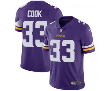 Mens Womens Youth Kids Minnesota Vikings #33 Dalvin Cook Nike Purple Vapor Untouchable Limited Jersey