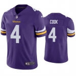 Mens Womens Youth Kids Minnesota Vikings #4 Dalvin Cook Nike Purple Vapor Untouchable Limited Jersey