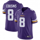 Mens Womens Youth Kids Minnesota Vikings #8 Kirk Cousins Nike Purple Vapor Untouchable Limited Jersey