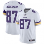 Mens Womens Youth Kids Minnesota Vikings #87 T.J. Hockenson Nike White Vapor Untouchable Limited Jersey