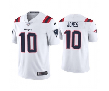 Mens Womens Youth Kids New England Patriots #10 Mac Jones White Vapor Untouchable Limited Stitched Jersey