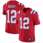 Mens Womens Youth Kids New England Patriots #12 Tom Brady Red Alternate Vapor Untouchable Limited Player Jersey