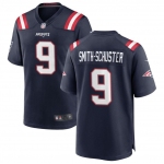 Mens Womens Youth Kids New England Patriots #9 JuJu Smith-Schuster Navy Stitched Game Jersey