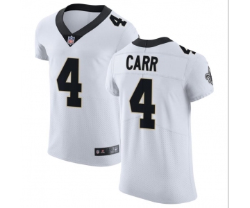 Mens Womens Youth Kids New Orleans Saints #4 Derek Carr White Stitched Game Jersey