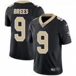 Mens Womens Youth Kids New Orleans Saints #9 Drew Brees Black Team Color Vapor Untouchable Limited Player NFL Jersey