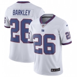 Mens Womens Youth Kids New York Giants #26 Saquon Barkley White Limited Rush Stitched NFL Jersey