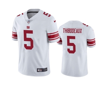 Mens Womens Youth Kids New York Giants #5 Kayvon Thibodeaux White Vapor Untouchable Limited Stitched Jersey