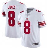 Mens Womens Youth Kids New York Giants #8 Daniel Jones Nike White Vapor Limited Jersey