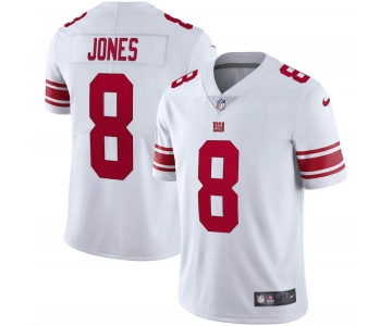 Mens Womens Youth Kids New York Giants #8 Daniel Jones Nike White Vapor Limited Jersey