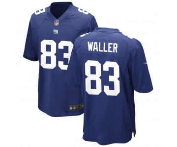 Mens Womens Youth Kids New York Giants #83 Darren Waller Royal Stitched Game Jersey