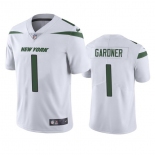 Mens Womens Youth Kids New York Jets #1 Ahmad Gardner White Vapor Untouchable Limited Stitched Jersey