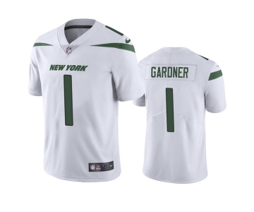 Mens Womens Youth Kids New York Jets #1 Ahmad Gardner White Vapor Untouchable Limited Stitched Jersey