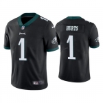 Mens Womens Youth Kids Philadelphia Eagles #1 Jalen Hurts Black Alternate Stitched Vapor Untouchable Limited Jersey